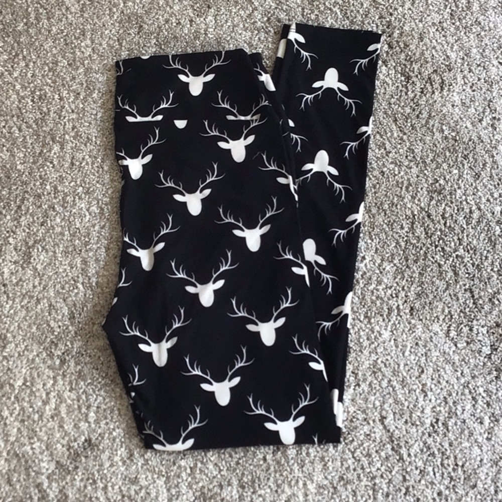DEER PRINT LEGGINGS - S/M